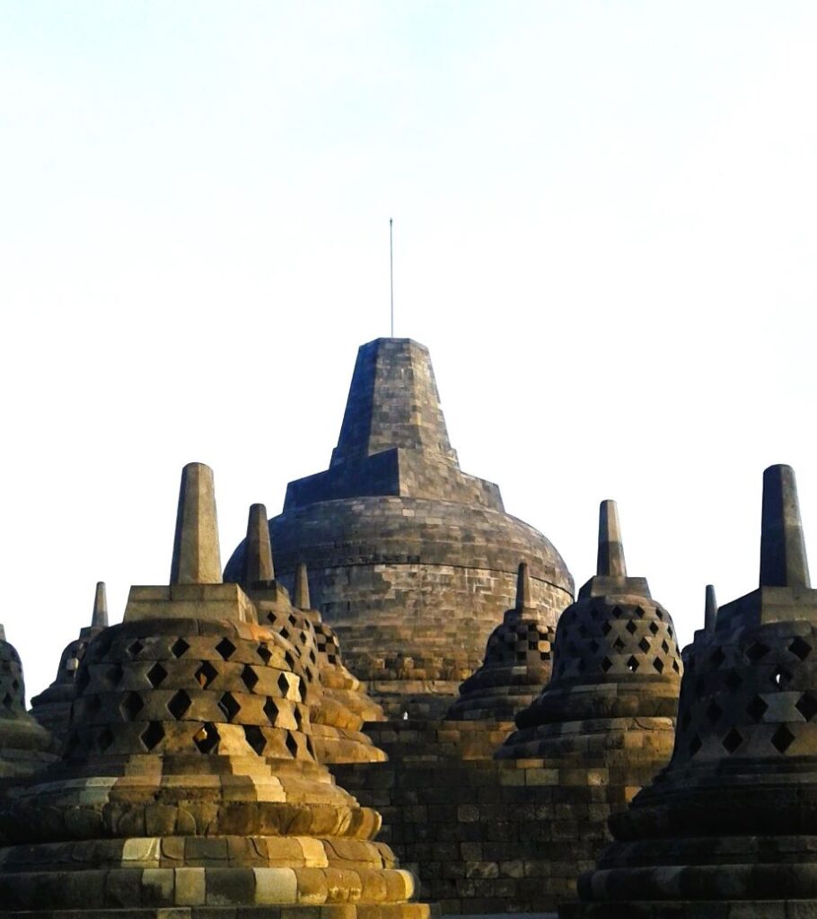 Borobudur temple in central Java